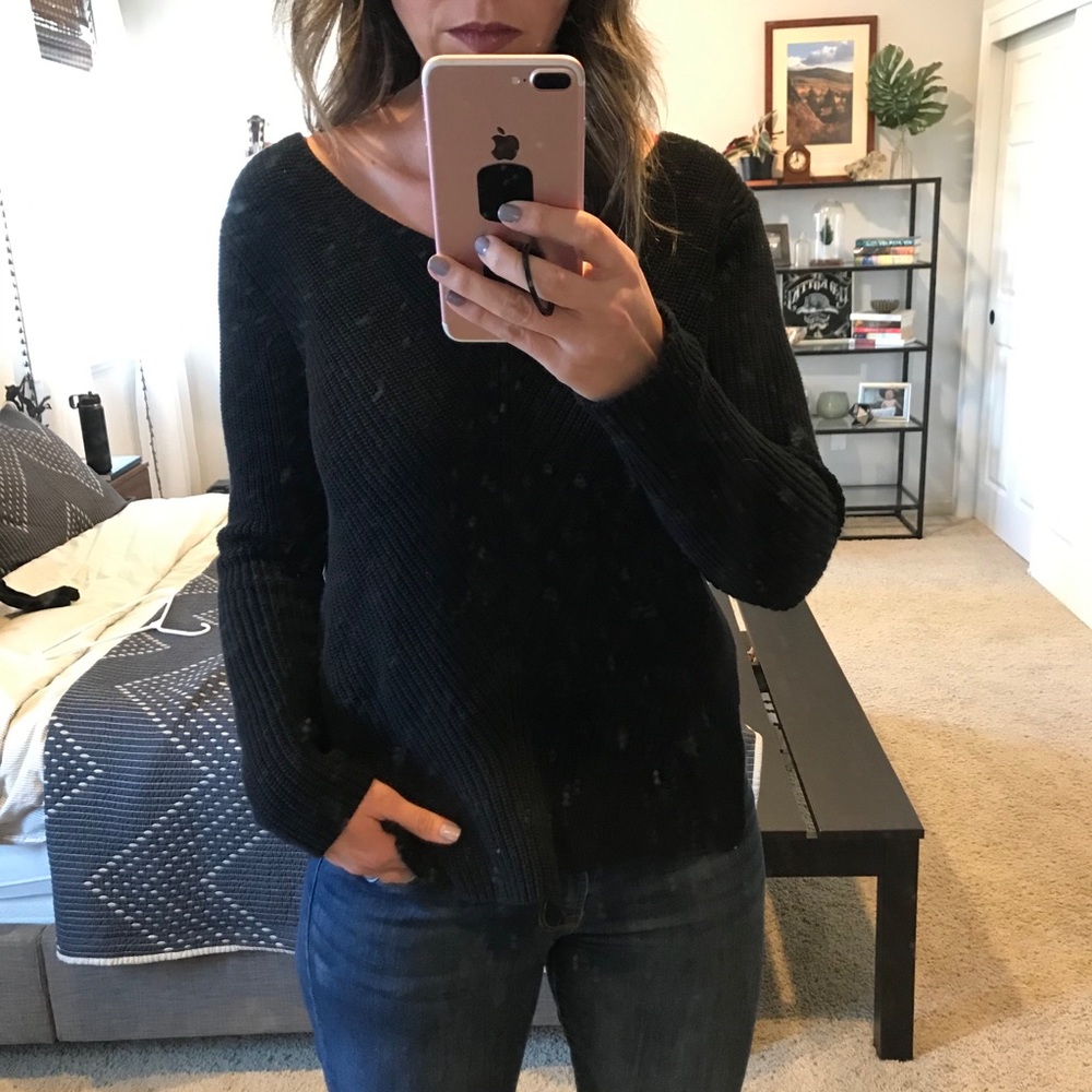 Black sweater